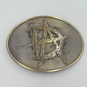 WWE Dean Ambrose Belt Buckle 2016 Loot Crate Exclusive DA Logo Bronze Tone Metal